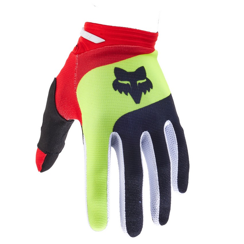 GUANTES FOX 180 BALLAST NEGRO/ROJO L