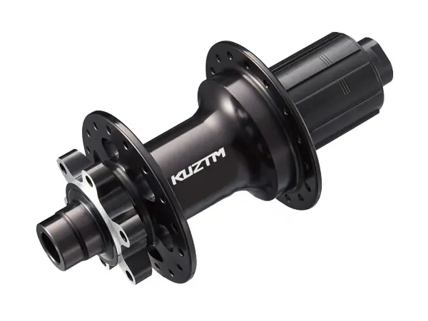 Maza Trasera KUZTM, Black, Aluminio, 12x142x32H