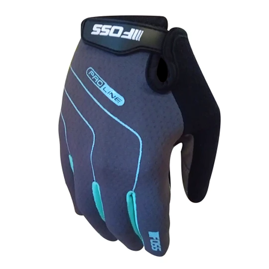 Guante Foss corto Black Cyan talla S