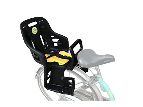  Silla Porta Bebe Trasera, NEGRA. De 8 Meses a 4 Años, Peso Maximo 24 Kilos, No Incluye Parrila