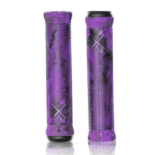 [23378] Puños BMX 166mm Purple/Black Foss