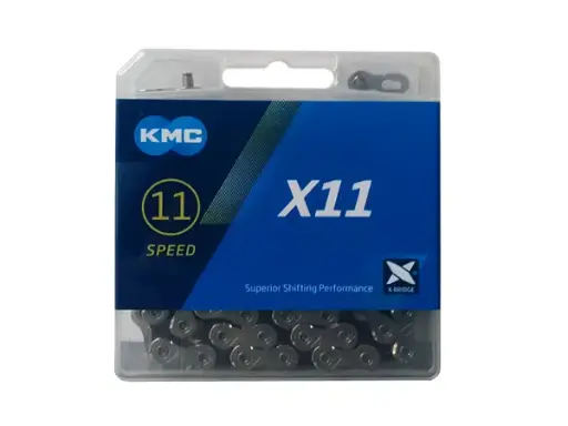 [16236] Cadena KMC x11 1/2X 1/128X116 11 vel Silver. 